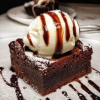 Brownie con Helado